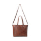 Myra Zidana Arista Bloom Veg Tanned Leather Handbag in Amberwood