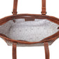 Myra Zidana Arista Bloom Veg Tanned Leather Handbag in Amberwood