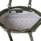 Myra Zidana Arista Bloom Veg Tanned Leather Handbag in Smoky Green