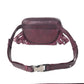 Myra Zidana Stormy Trails Fringed Veg Tanned Leather Bag in Raven Dusk