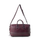 Myra Zidana Sundown Plains Veg Tanned Leather Traveller Bag in Dusty Berry
