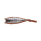 Myra Zidana Vino Braided Veg Tanned Leather Wallet in Chestnut Shine