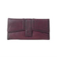 Myra Zidana Santa Fe Woven Veg Tanned Leather Wallet in Twilight Berry