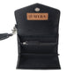 Myra Elise Handtooled Leather Wallet in Dark Mist