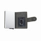 Myra Monsoon Ink Hairon Leather Credit Card Holder in Dust Black