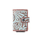 Myra Palamino Bloom Leather Credit Card Holder in Canyon Teal
