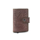 Myra Laredo Trail Leather Credit Card Holder in Smoky Walnut