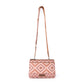 Myra Tribal Hollow Cotton & Leather Crossbody Bag in Terra Cider