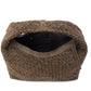 Myra Saddle Weave Genuine Suede Leather Bag in Bridle Bronze