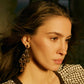 Myra Shell summit earrings in Desert tide danglers