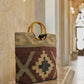 Myra Desert Loom Jute Tote Bag in Harvest Clay