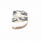 Prairie Winds Fur Comfort Hairon Leather Sandals In Black & White