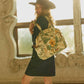 Myra Sunnyfield Cotton Diaper Bag in Ochre Fern