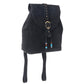 Myra Yellowstone Ironwood Studded Suede Leather Concealed Carry Bag in Shadow Black