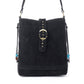 Myra Yellowstone Stonecrest Suede Leather Concealed Carry Bag in Charcoal Black