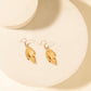 Myra Suntrail Leaf Earrings in Weathered Amber