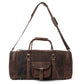 Myra Redmont Leather Traveller Bag in Dark Mahogany