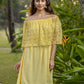 Yellow Mesh Net Dress