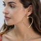The Golden Hearts Drop Earrings