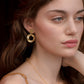 Divine Glow Hoop Earrings