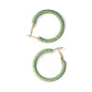 Lime Joy Hoop Earrings