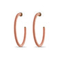 Foxy In Pink Hoop Earrings