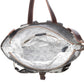 Myra Vibe with Me Hairon Canvas Backpack for Women Mandala Print, Leather Straps for Boho Travel & Western Day Trips