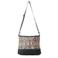 ANTIQUATED  LEATHER AND HAIRON BAG