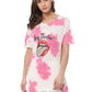 White Manic Tee