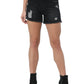 Coarse Black Denim Shorts