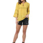 Coarse Black Denim Shorts