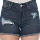 Raggedy Denim Shorts