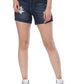Distressed Denim Shorts