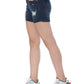 Distressed Denim Shorts