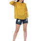 Distressed Denim Shorts