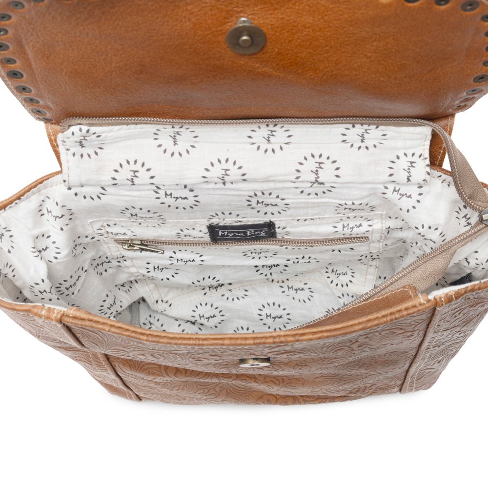 Classic Carvings  Leather & Hairon Bag