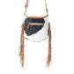 Brown Quilt   Hand-Tooled Bag