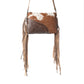 Fractional Leather & Hairon Bag
