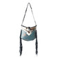 Sapphire Vines Leather & Hairon Bag