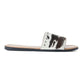 Myra Wild Dust Hairon Leather Slide Sandals â€“ Studded Flats for Women, Slip-On Comfort with Western Charm