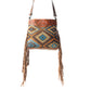 Garnet waves Hand-Tooled Bag