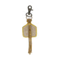 Stitched Yellow Key Fob
