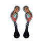 HEELS ON SPUR STRAP