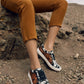 Women Limited Edition Cowprint with Handtooling Sneaker