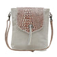 SMOKEY AZTECA LEATHER & HAIRON BAG