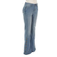 Regina Flared Button Accent Leg Jeans