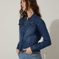 Cassie Acid Wash Tone Denim Jacket