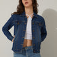 Cassie Acid Wash Tone Denim Jacket