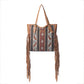 Mojave Paisley Fringed Tote Bag