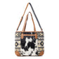 Bison Ridge Hair-On Hide Tote Bag
